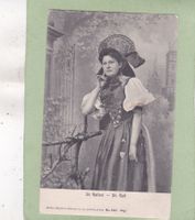 St. Gallen St. Gall  Frau Kitsch Kunst Tracht