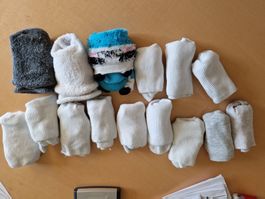 Lot de 15 chaussettes bébé, taille 15-18