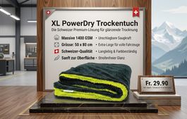 XL PowerDry Trockentuch 1400 GSM 50x80cm Schweizer-Qualität