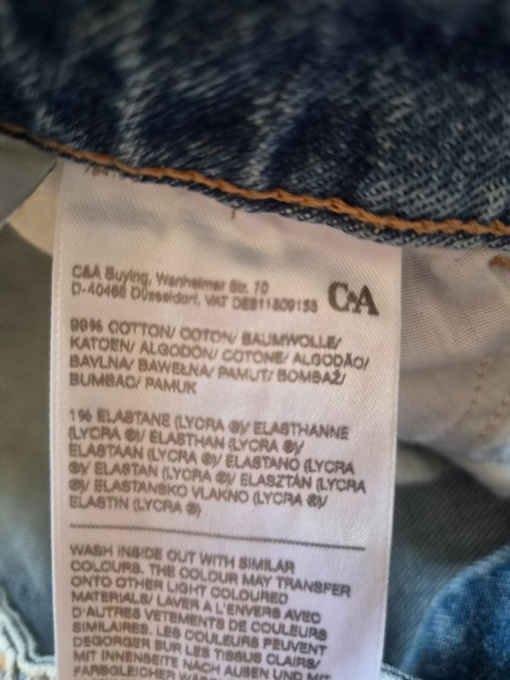 C&A Hosen: C&A Jeans Bermuda hellblau Grösse 42 neuwertig – Gebraucht aus Mumpf von Fabis_Shop 2