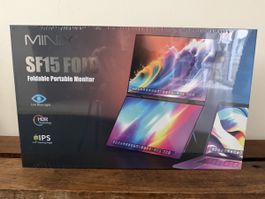 Neu Minix SF15 Fold faltbarer mobiler Dual-Monitor