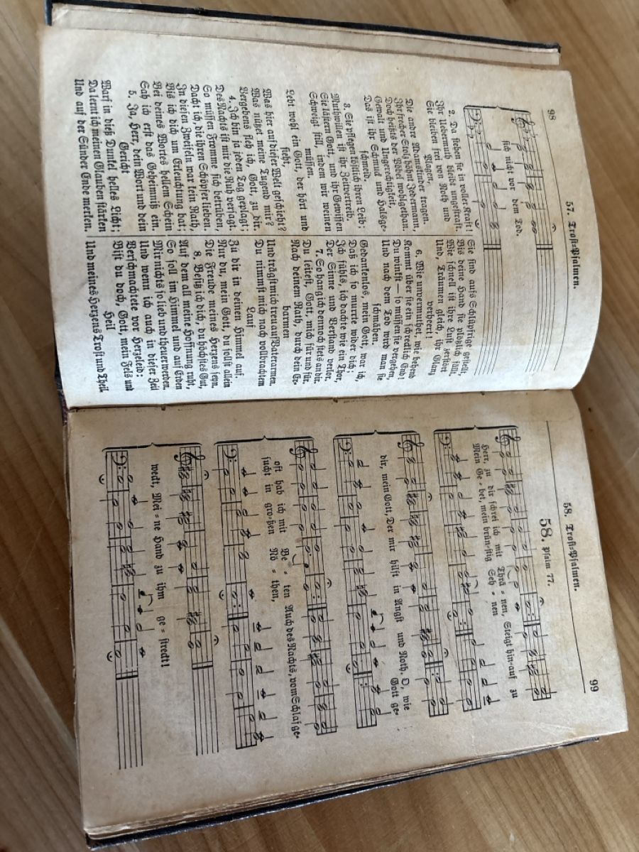 Bücher: altes Kirchen Gesang Buch von 1867 – Gebraucht aus Rümlang von euqinom16 4