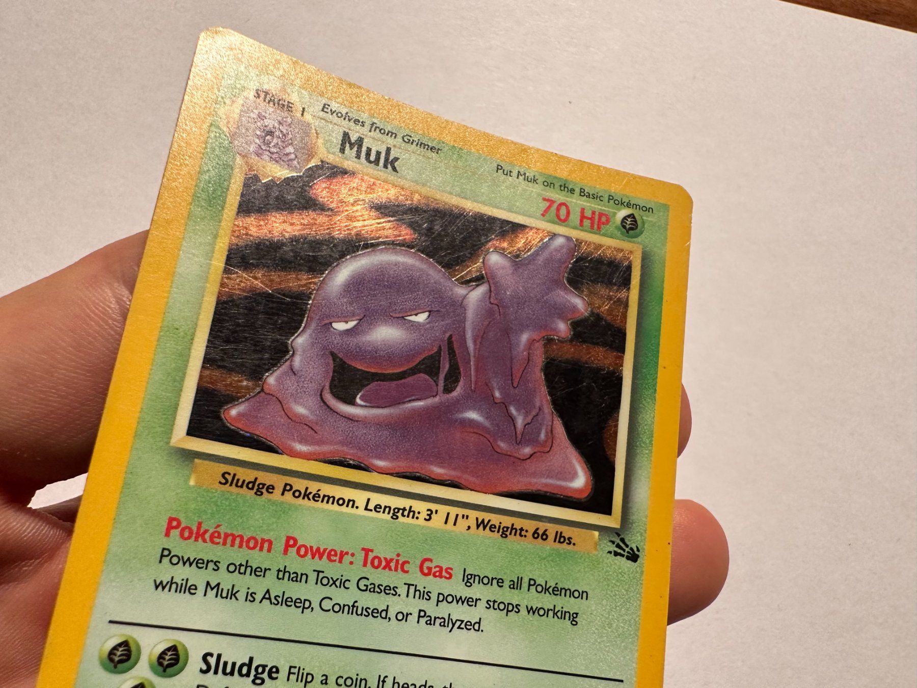 Pokémon Sammelbilder & Trading cards: Muk holo Fossil EN – Gebraucht aus Hagendorn von Pokecollectorch 3
