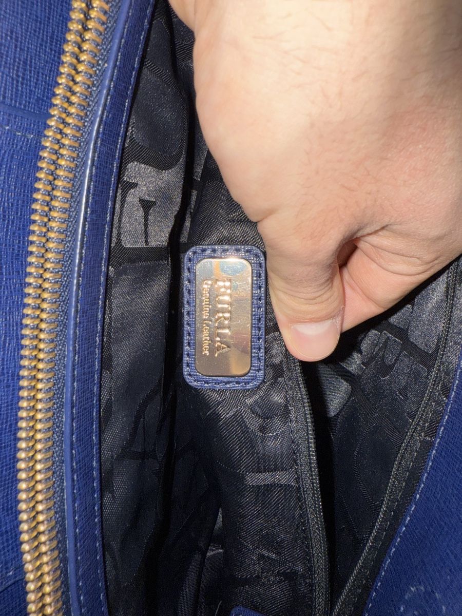 Furla Borse da donna: Furla Handtasche Leder blau – Nuovo (secondo la descrizione) da Herisau venduto da ogkosta 5