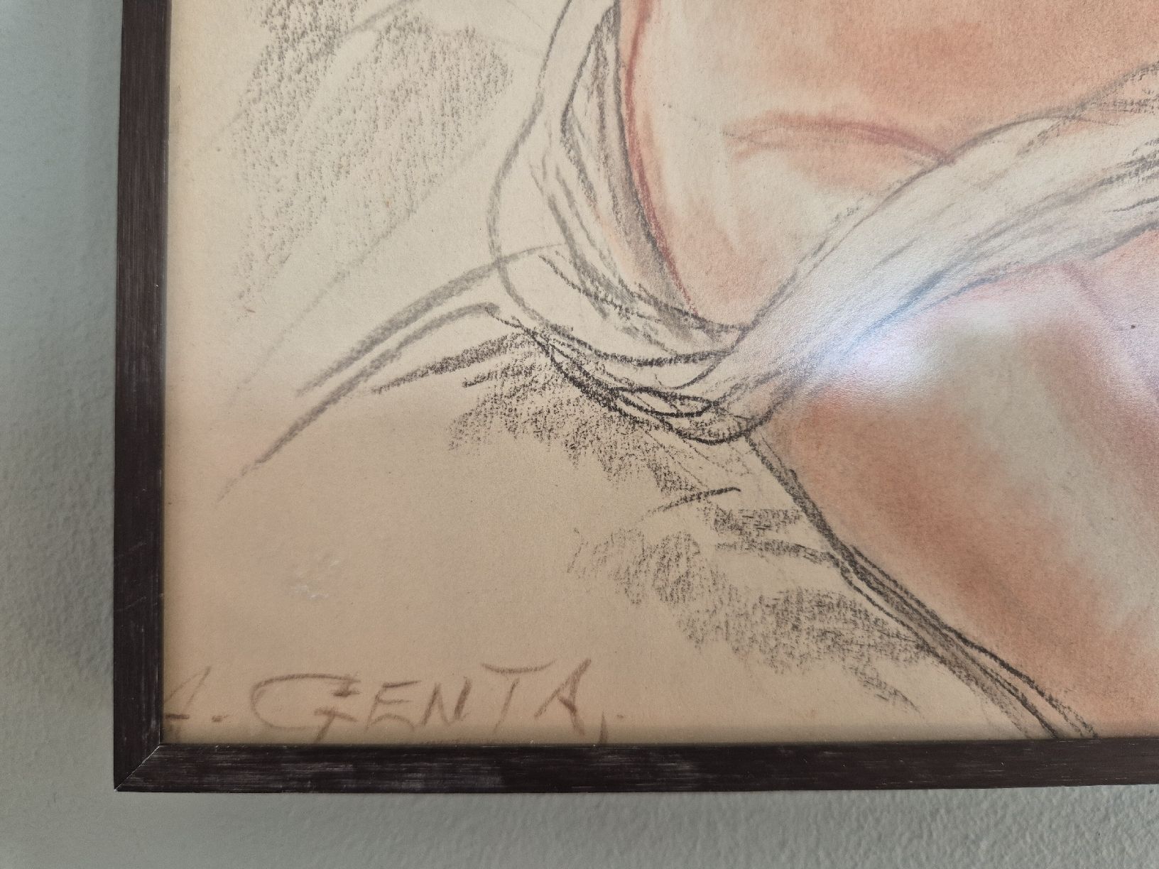 Gemälde: A.Genta "nu" pastel tableau erotique  – Gebraucht aus Tramelan von La_mine_d_art 1