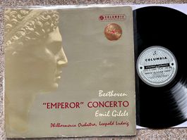 Beethoven "Emperor" Concerto Emil Gilels SAX 2252 LP 🛀