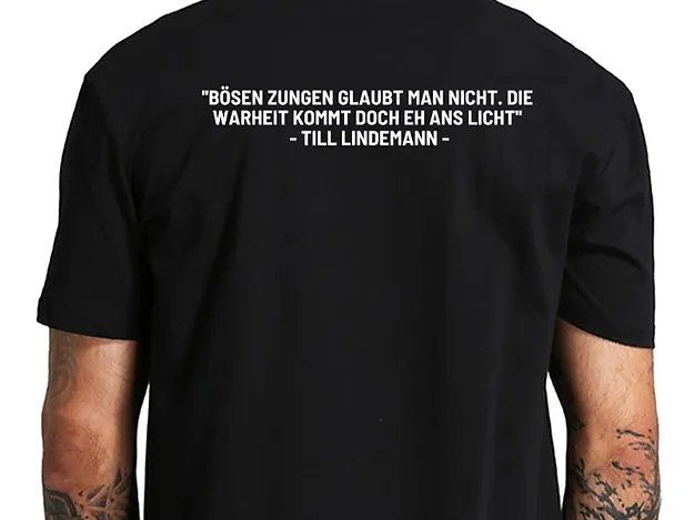 Row Zero T-Shirt Rammstein / Till Lindemann Protest-Shirt