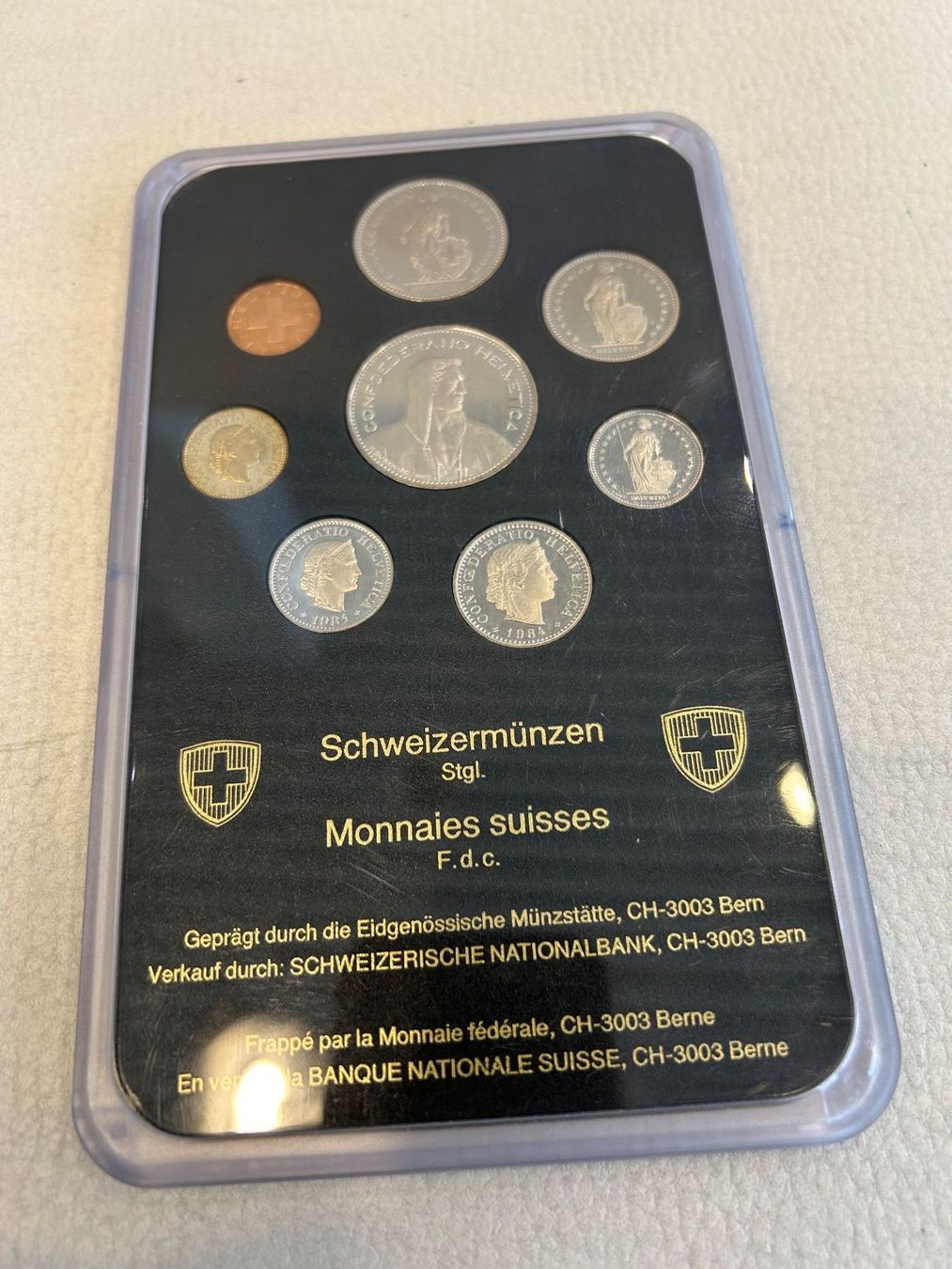 Toutes les monnaies: Münzsatz 1984 Stgl. – Neuf avec emballage d'origine à herisau par hb_gold 1