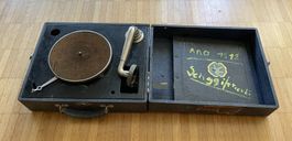 Antiker Grammaphon mit Zubehör