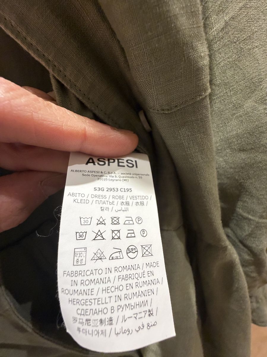 Aspesi Kleider: Aspesi Leinenkleid – Gebraucht aus Stäfa von Elkouby 3