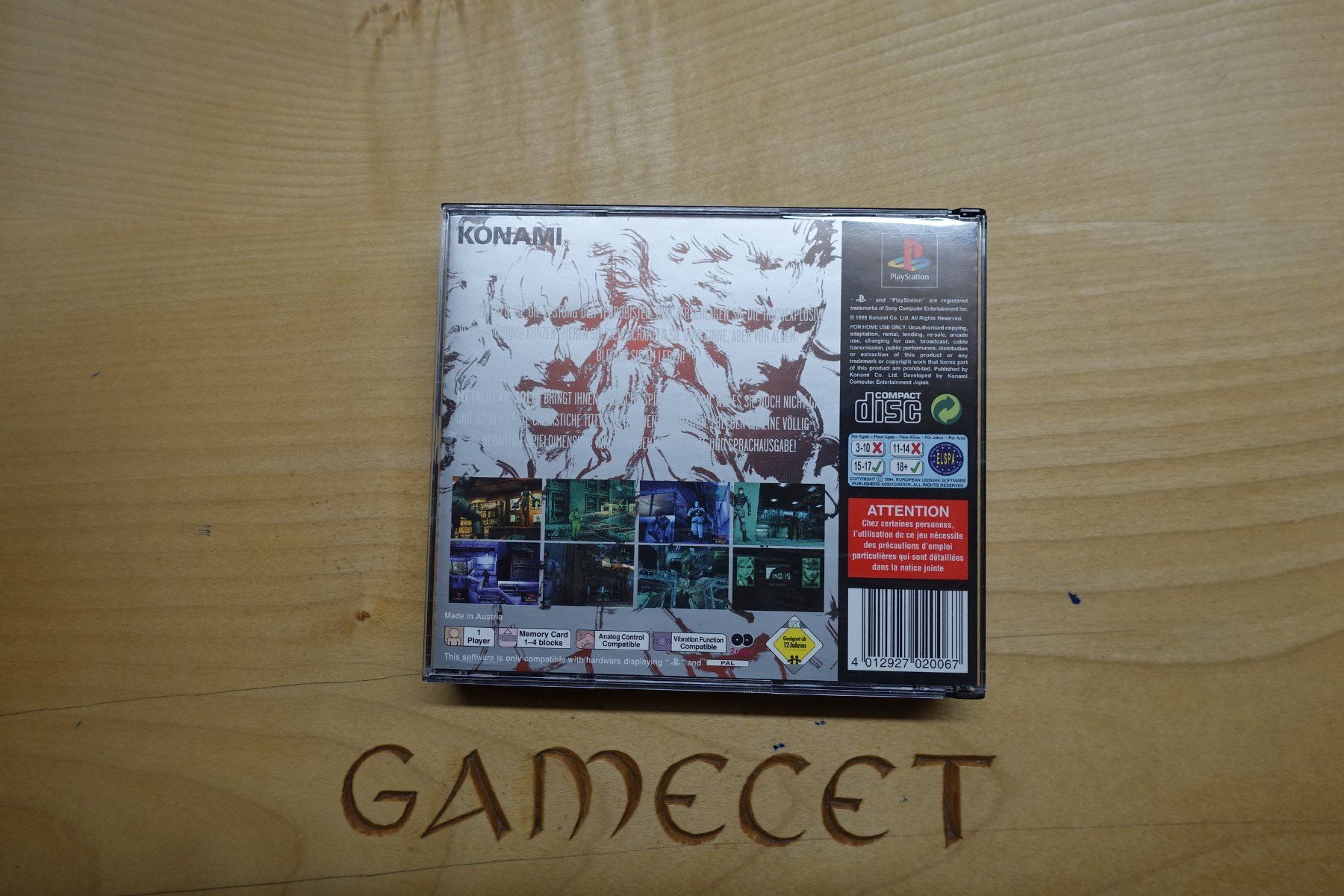 Sony Spiele: Metal Gear Solid – Gebraucht aus Steinach von Gamecet 2