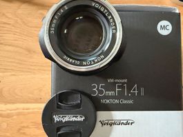 Voigtländer Nokton Classic 35mm f1.4 II MC VM Restgarantie