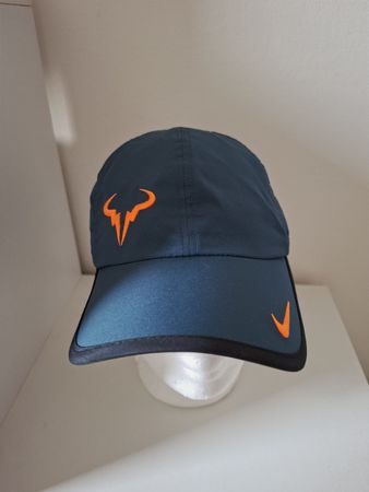 Nike Cap dri-fit, graublau, Nadal Logo, Sommer Cap, 
