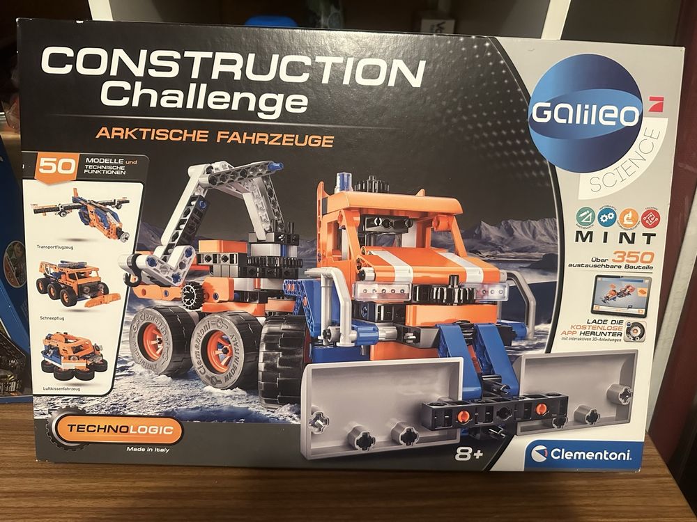 Clementoni 59079 - Construction Challenge - Kräne und Aufzüge