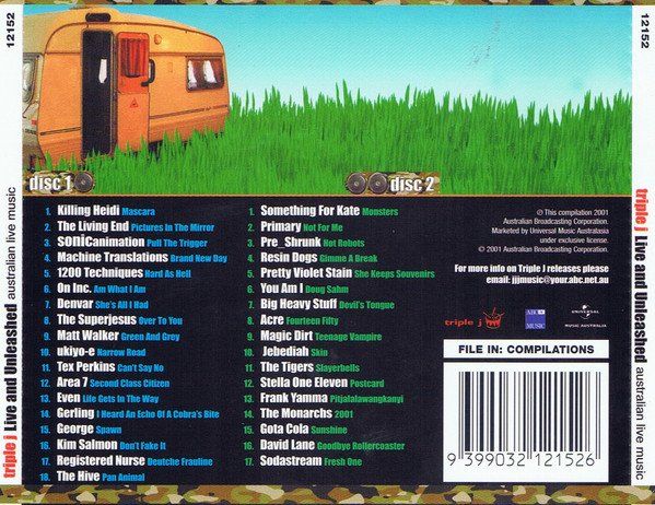 CD: CD V.A. - Live & Unleashed/Australian live music (2001) – Usato da Möriken AG venduto da mineralia 1