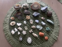 Diverse Sammlung: Mineralien, Heilsteine
