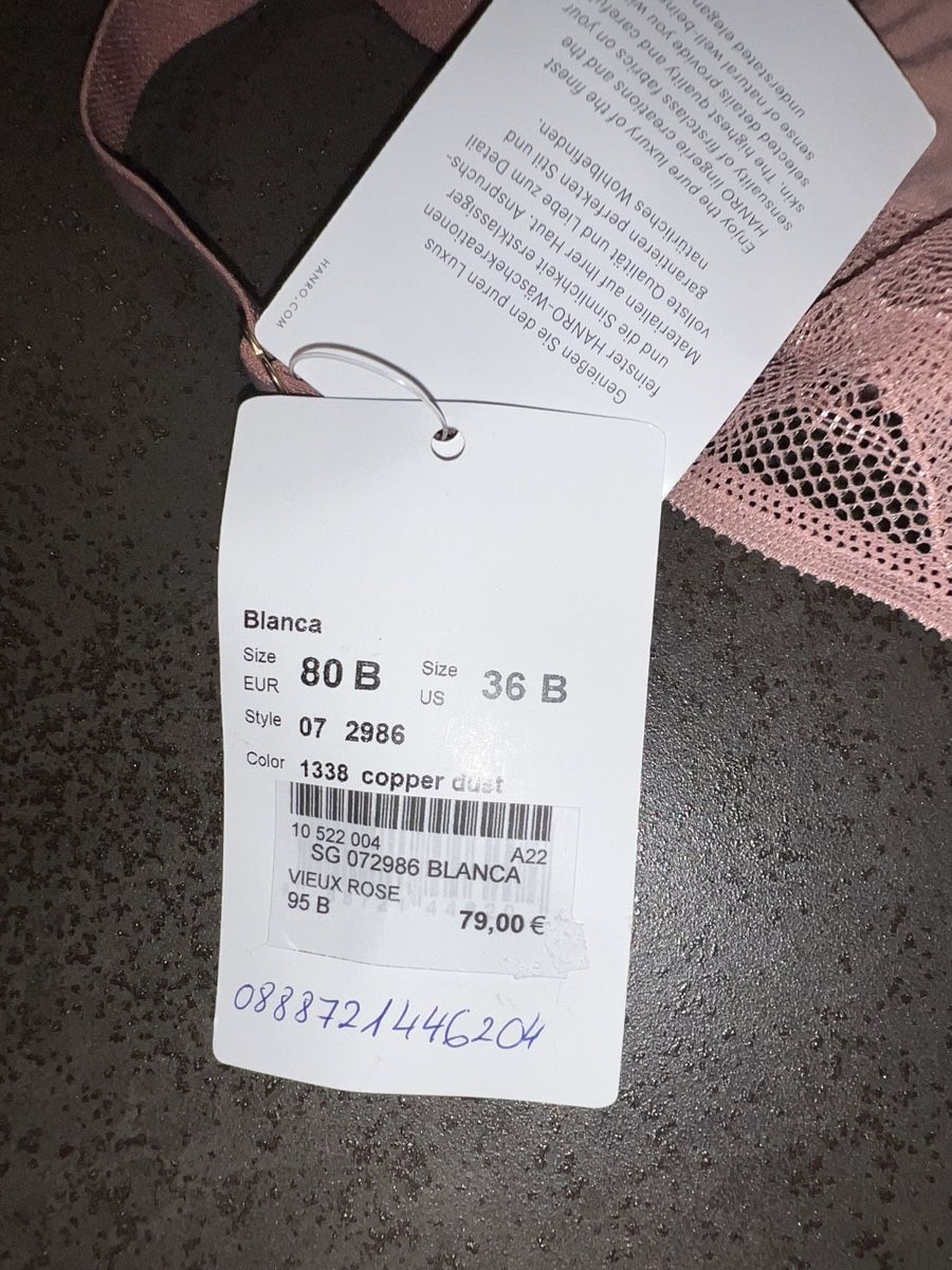 Hanro Altra biancheria intima: BH HANRO 80B neu – Nuovo (secondo la descrizione) da Dornach venduto da samuti 1