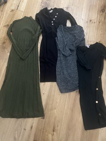 Damenkleider 4 Stk. schwarz grau Grösse S guter Zustand