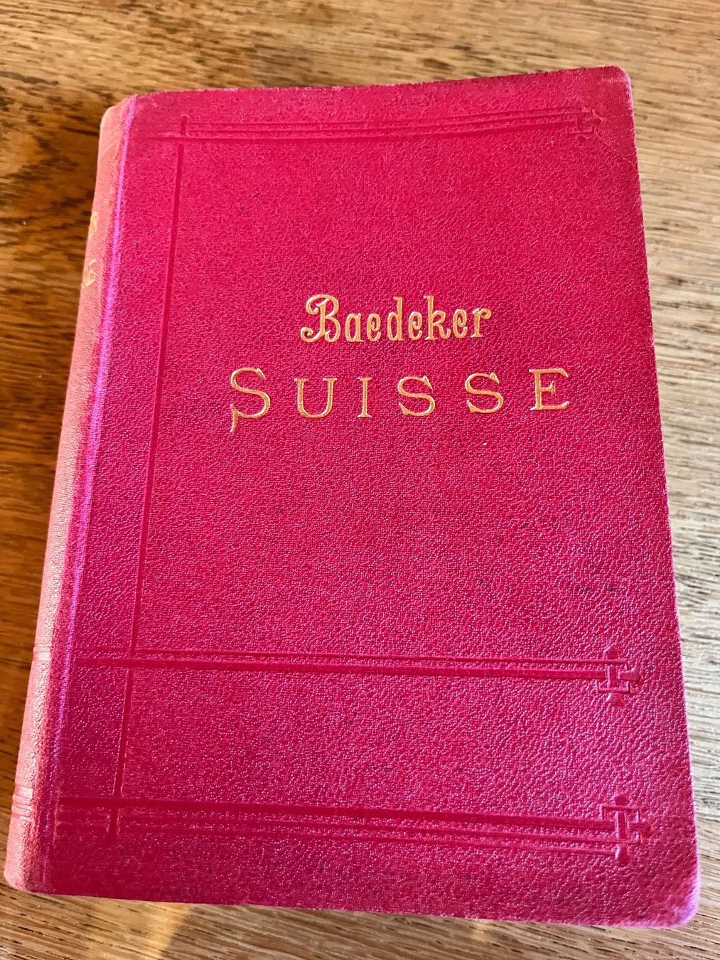 Livres: BAEDEKER SUISSE EDITION 1905 – D'occasion à Vernamiége par JEANLUC29
