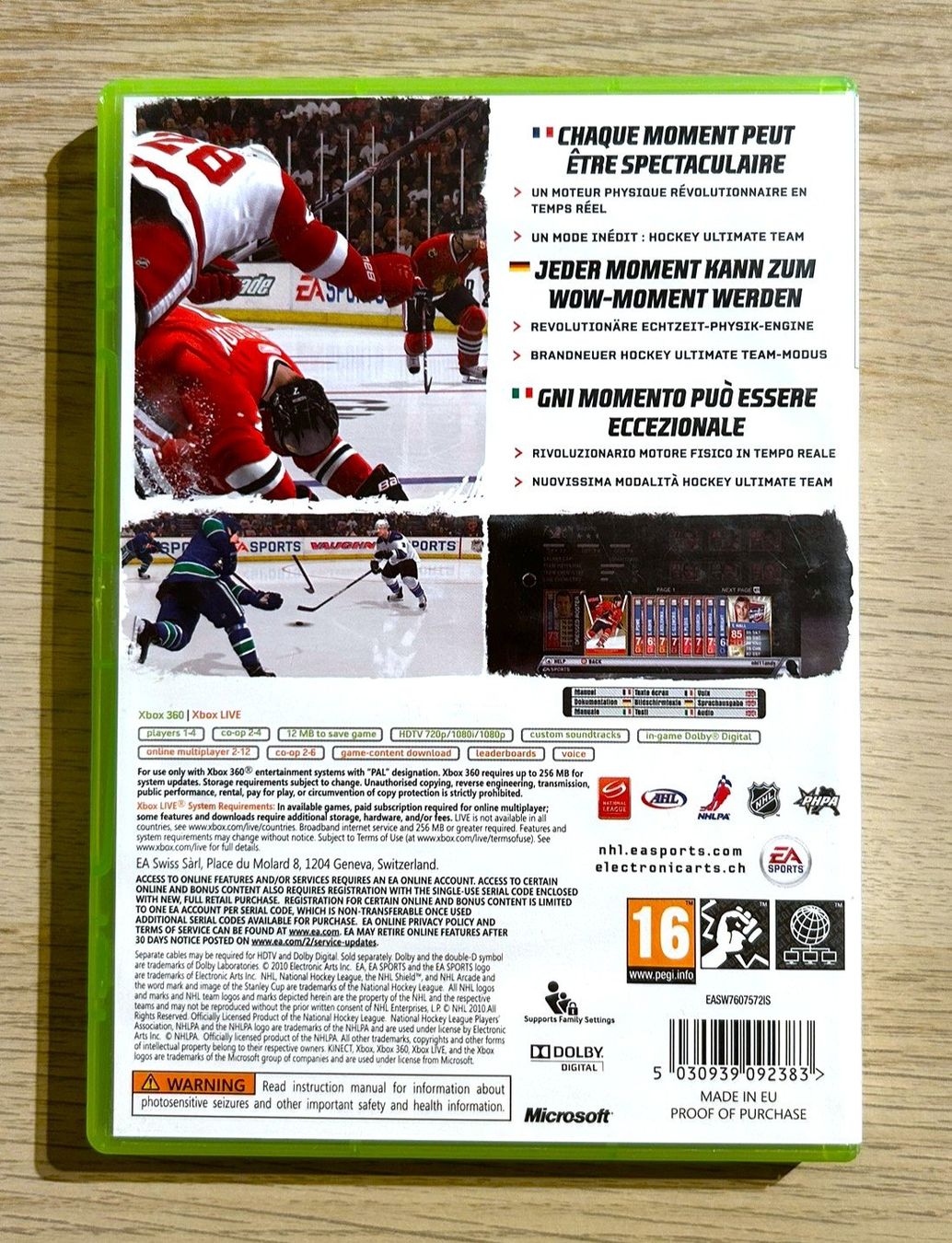 Microsoft Giochi: NHL 11 Xbox 360 – Usato da St. Gallen venduto da Alpine.Arcade 1