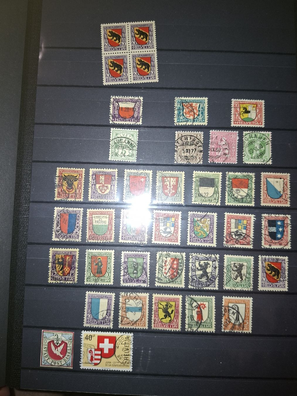 Tous les timbres: Album Werbemarken Schweiz div. – D'occasion à Balgach par SIMEON27 7