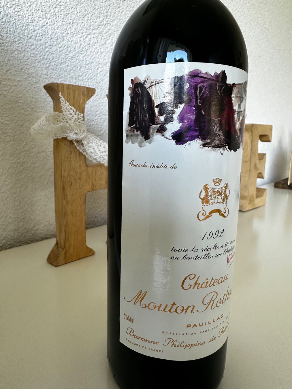 Mouton Rothschild Vino: Château Mouton Rothschild 1992 – Nuovo (secondo la descrizione) da Yens venduto da Rilou80 2