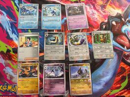 Pokemonkarten Reverse Pokeball Karten 9 Stück+1 Meisterball