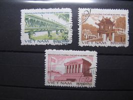 Vietnam 1984 Jahrestag Befreiung Hanoi  gest.
