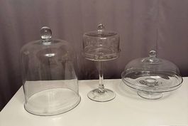 3x Bonboniere Glas von Zoeppritz