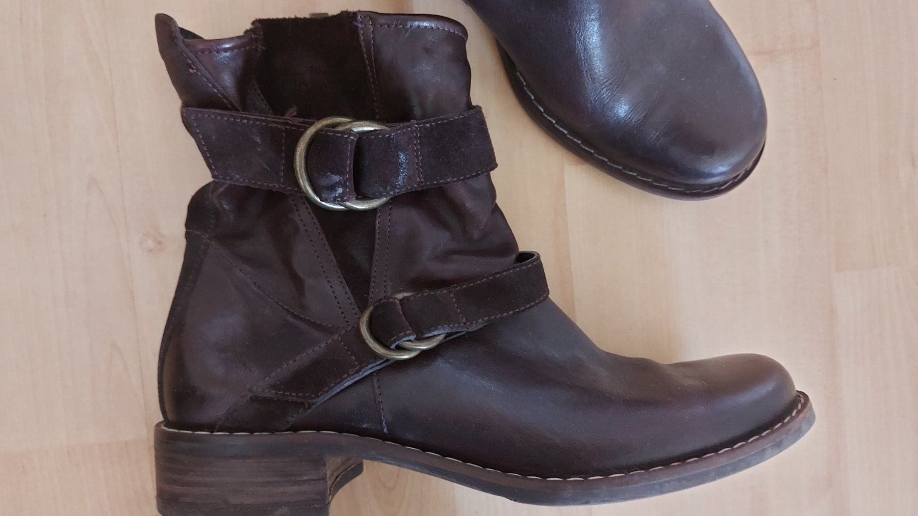 Paul Green Damenschuhe: Paul Green Stiefeletten Leder – Gebraucht aus langenthal von rundholz7 1