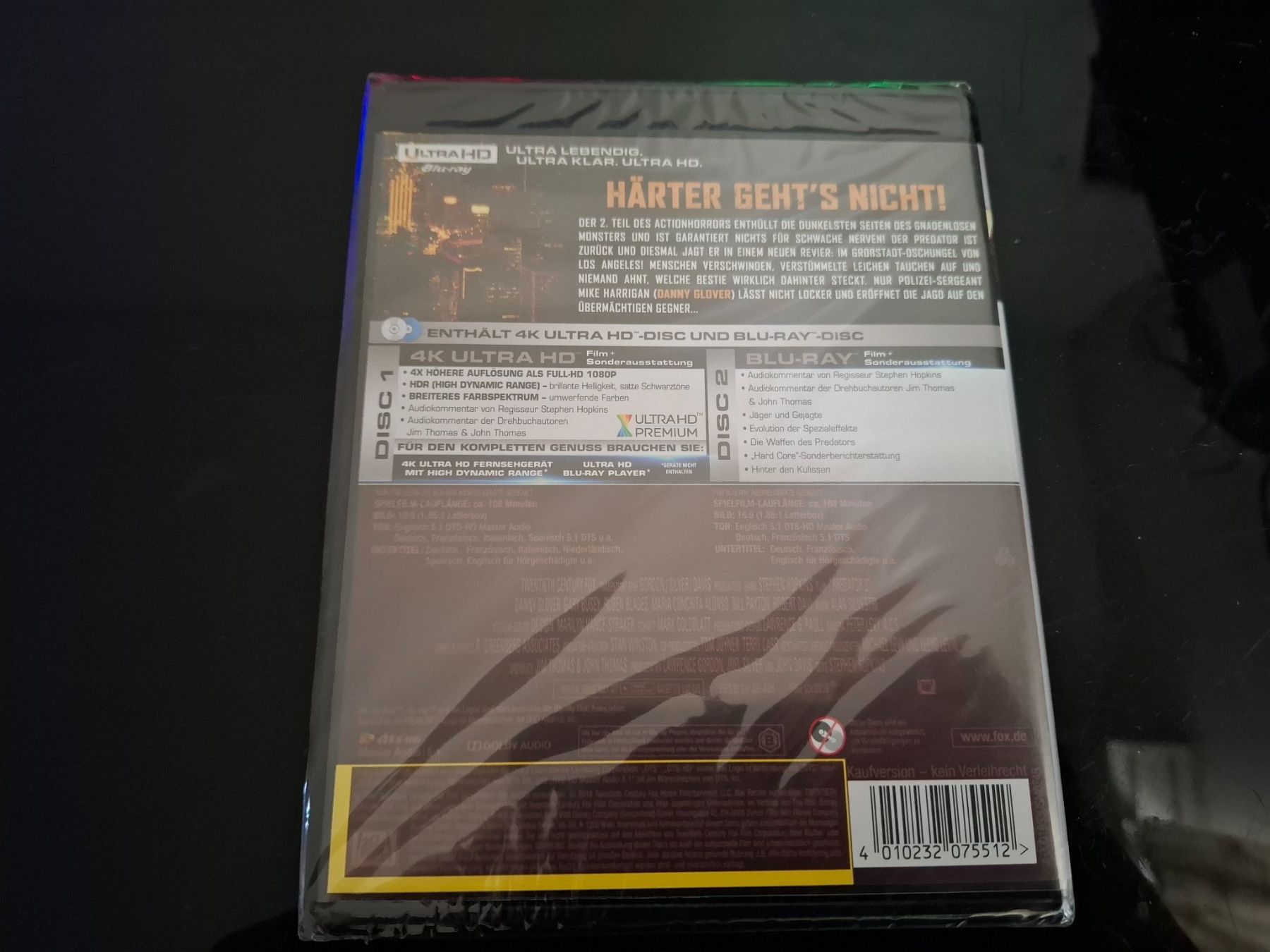Tutti i DVDs: Predator 2 (4K & Blu-Ray Kombo) OVP – Nuovo e nell'imballaggio originale da Frauenfeld venduto da Frankenstein01 1