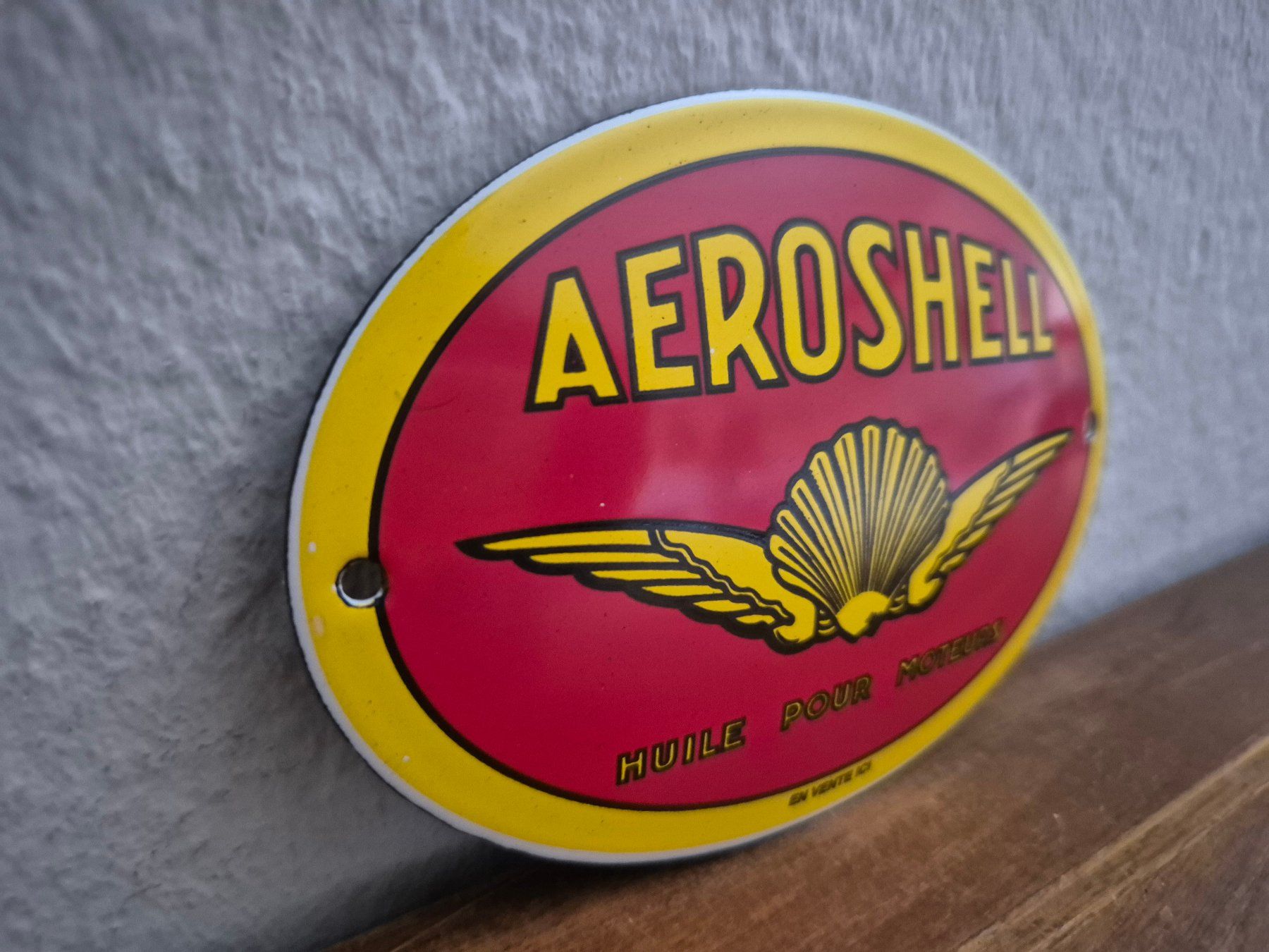 Shell Insegne: Emailschild Aeroshell Shell Tankstelle Logo Emaille Schild – Nuovo (secondo la descrizione) da Schaffhausen venduto da pfanis09 4