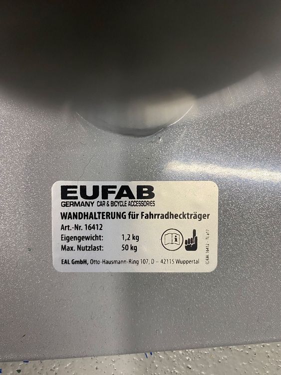 CYRENT Fahrrad Wandhalterung - Platzsparender Fahrradträger Für Bis Zu 60kg