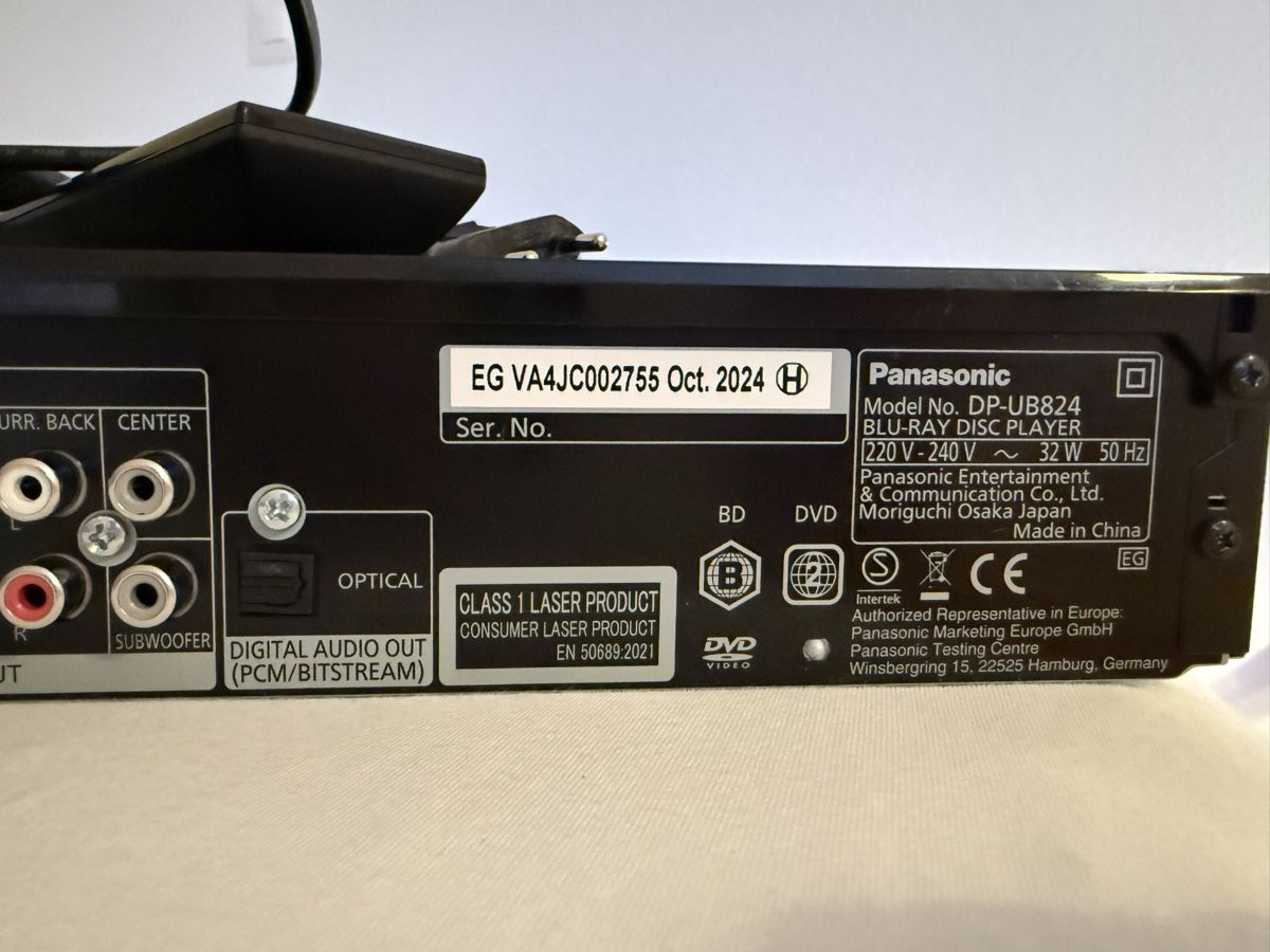 Panasonic Home Cinema: Panasonic DP-UB824 Hybrid – Usato da St.Gallen venduto da Joba3 4