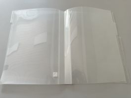 11x Einlagemappe mit Register weiss/transparent