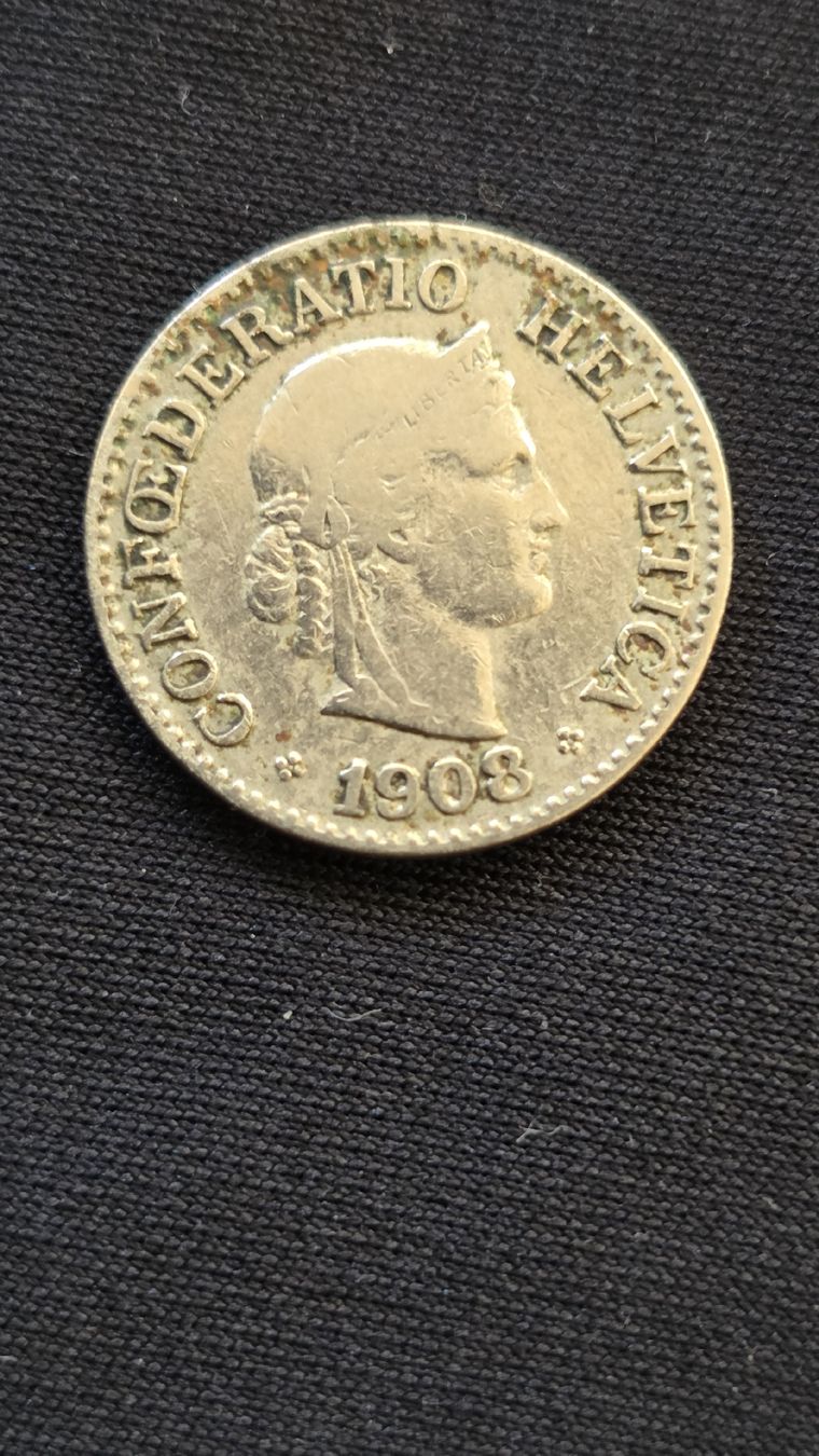 Tutti le monete: 10 cts 1908 – Usato da Genève venduto da bbastos