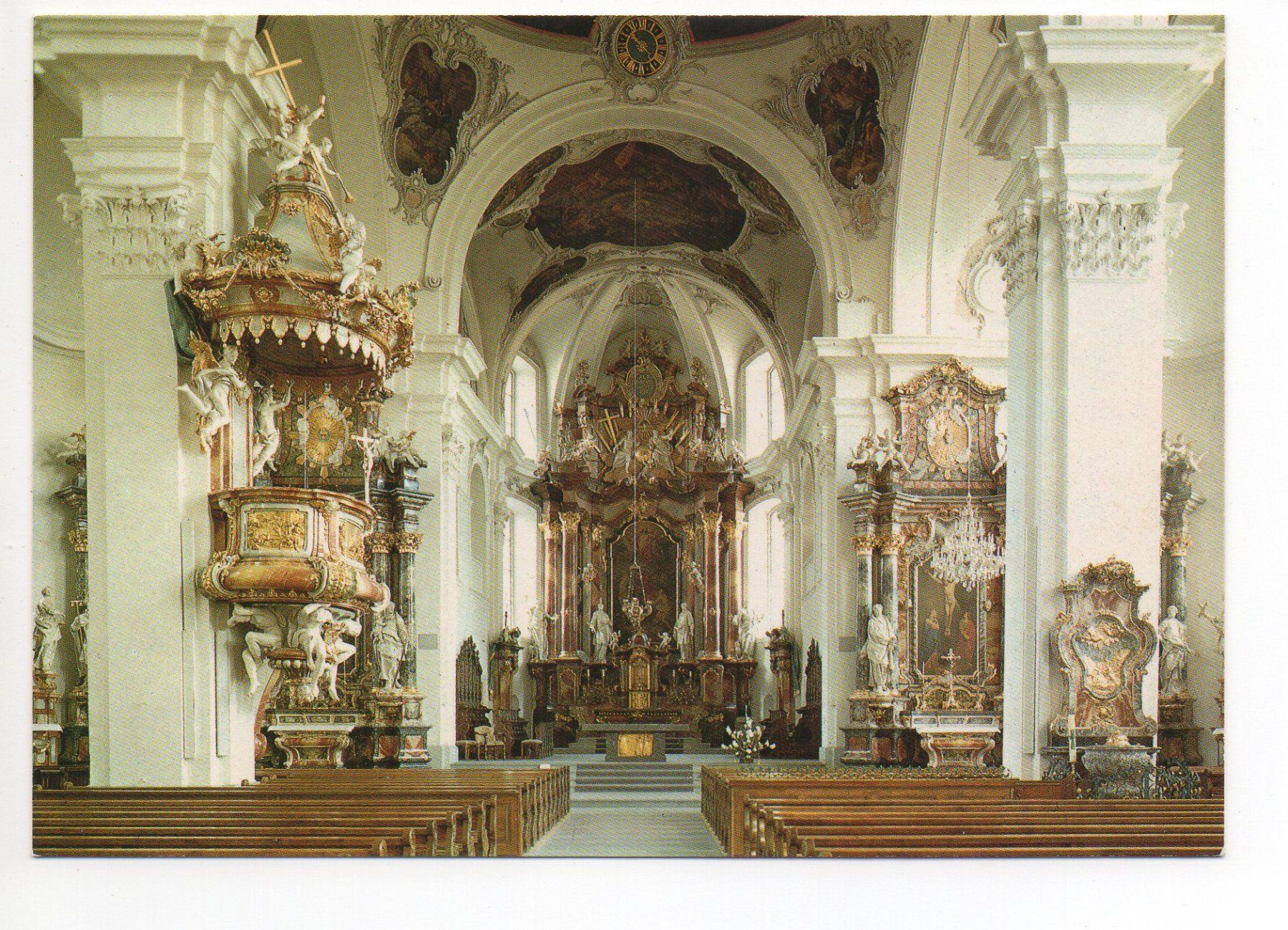 Cartoline postali: SCHWYZ St. Martins-Kirche – Nuovo (secondo la descrizione) da Jona venduto da philajona