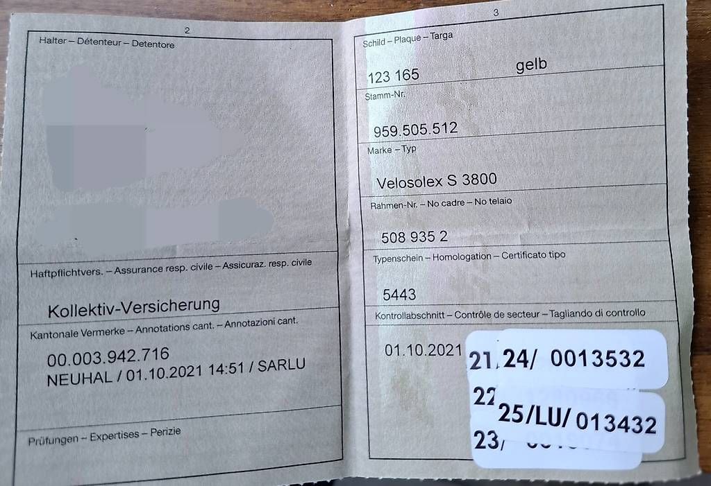 Solex Ciclomotori: Solex 3800 – Usato da Meierskappel venduto da quak01 3