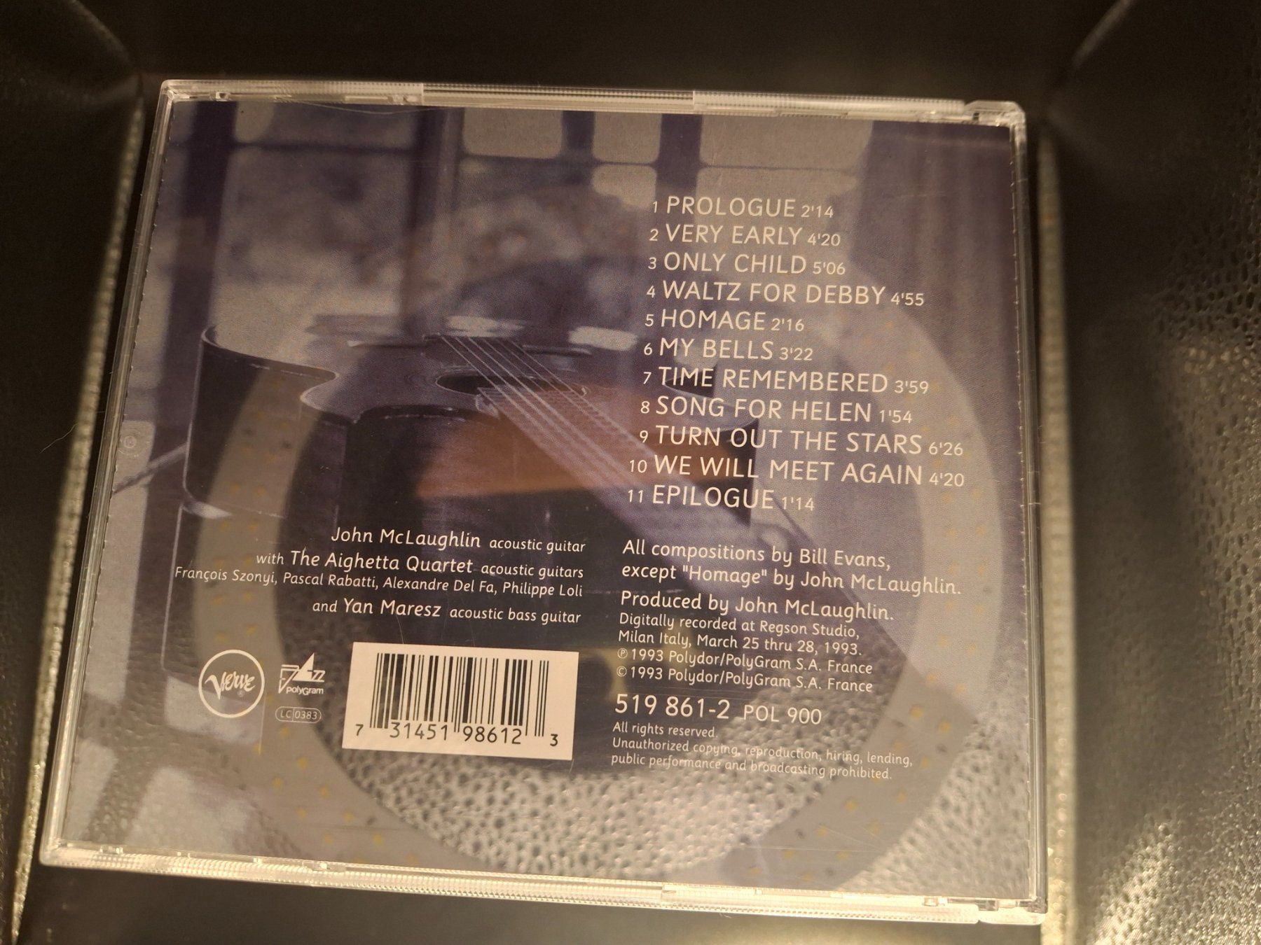 CD: John McLaughlin – Time Remembered – Usato da St.Gallen venduto da jalamusic 1