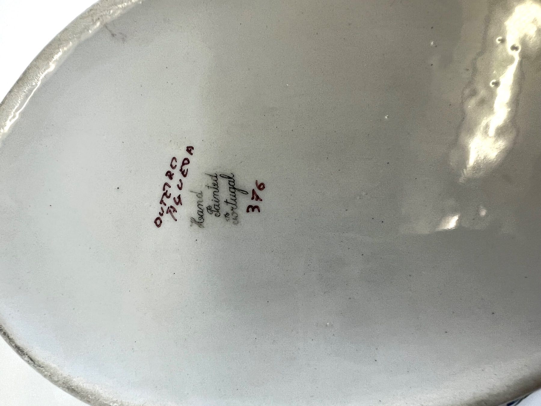 Ciotole: Handbemalte Keramikschale OUTEIRO AGUEDA – Usato da Zürich venduto da Arche_Brockenhaus 5