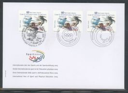 2004, FDC, Internationales Jahr des Sport und Sporterziehung