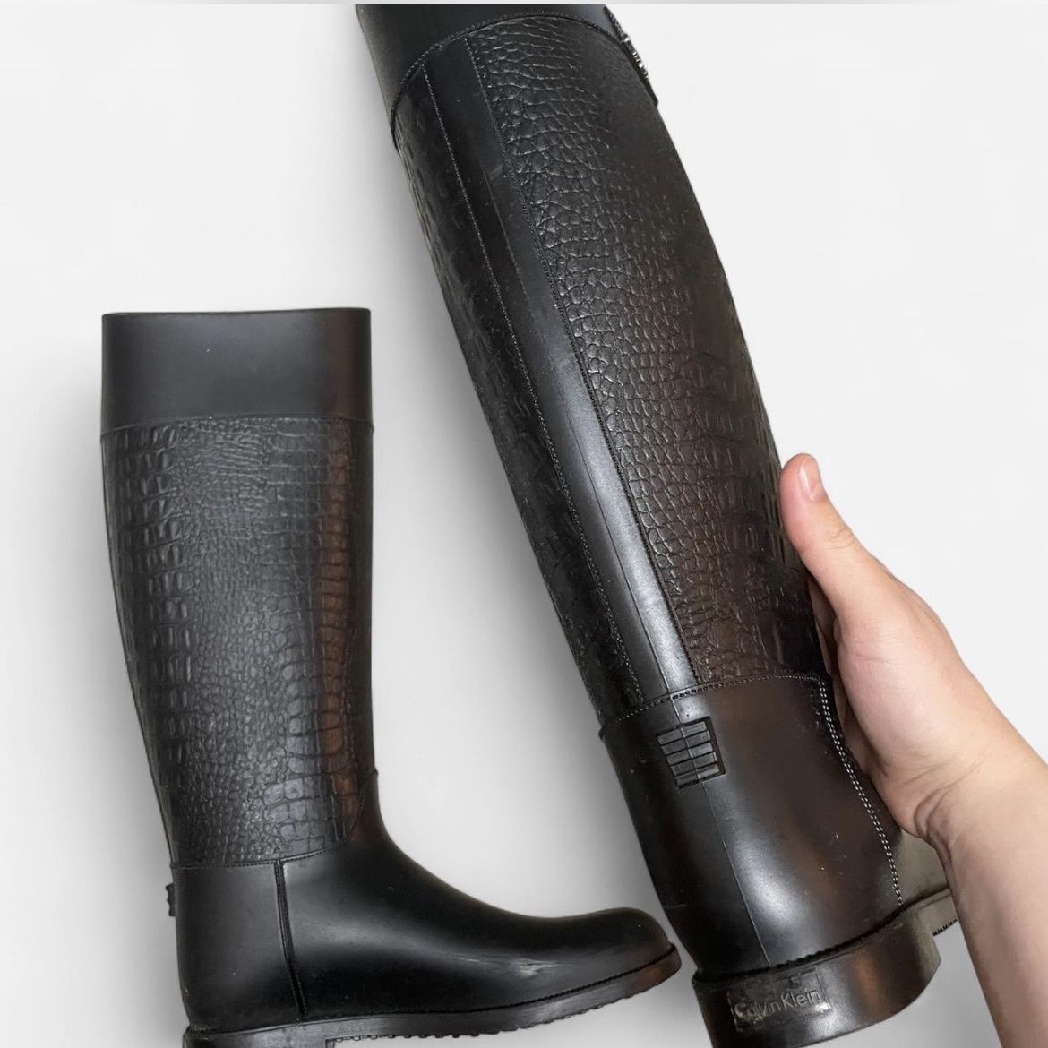 Calvin Klein Scarpe da donna: Calvin Klein Gummistiefel, Gr. 39 – Usato da Watt venduto da Ene.kro 2