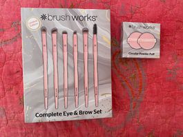 Augenbrauen und Puder Set Pinsel Make-Up