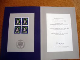 FDC Weihnachtskarte 2003 mit Brief
