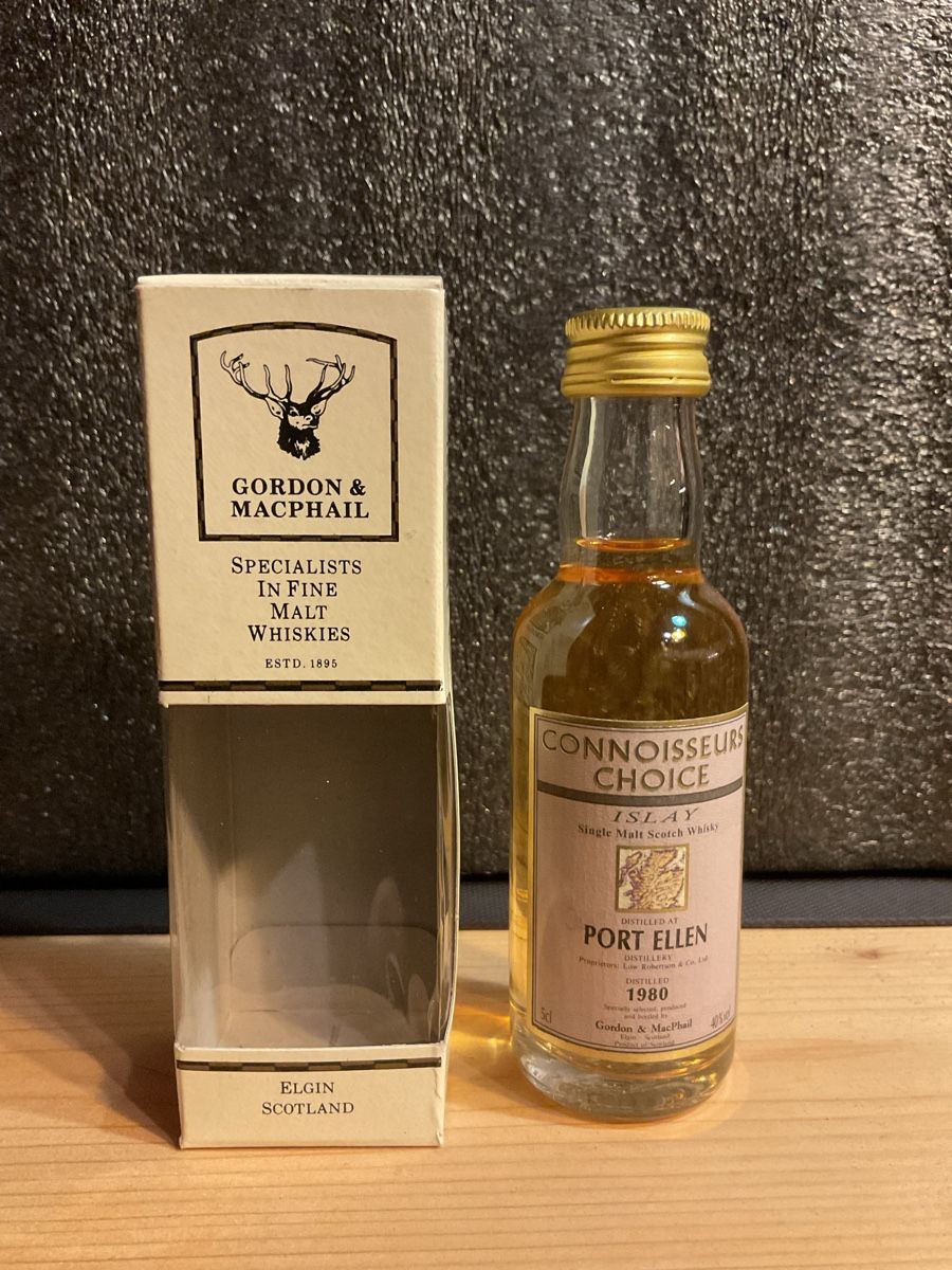 Port Ellen Bevande alcoliche: Port Ellen 1980. 5cl. Sample Flasche – Nuovo e nell'imballaggio originale da Mülchi venduto da Lafite70