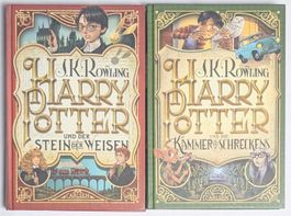Harry Potter Band 1&2 - J.K. Rowling - Jubiläumsausgaben