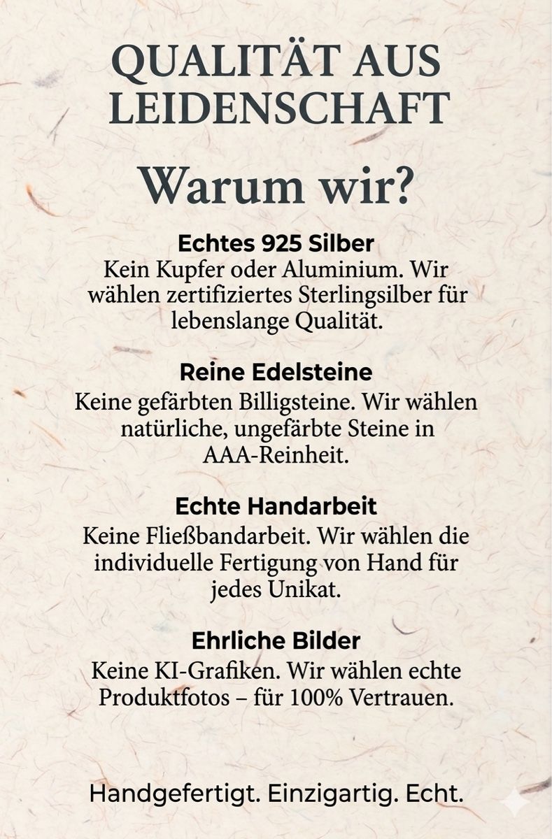Armbänder & -reifen: 925 Silber Handgemachtes Edelstein Armband – Neu und originalverpackt aus Schiers von sisikristall 5