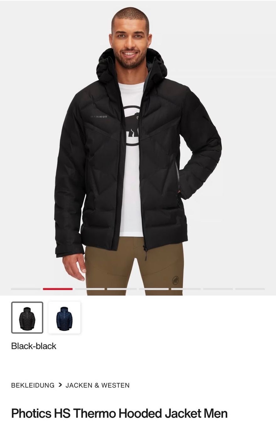 Mammut Giacche: Photics HS Thermo Hooded Jacket Men – Usato da Dättwil AG venduto da konstakra