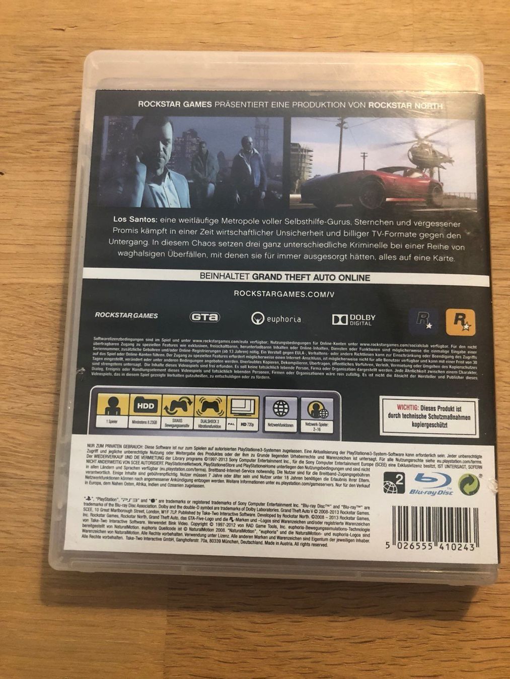Sony Jeux: Gran Theft Auto Five für Ps3 – D'occasion à Kestenholz par Inna09 1