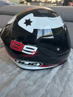 Motorradhelm HJC Jorge Lorenzo schwarz gebraucht